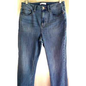 ELIZABETH & JAMES JEANS Women 10=30x28 Stovepipe High Stretch Organic Cotton